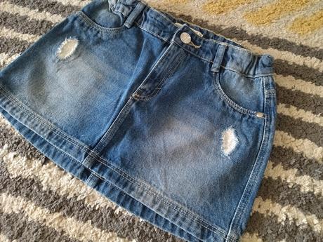 Riflová minisukňa 140/146, terranova,140