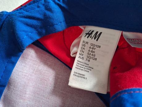Šiltovka spiderman, h&m,122