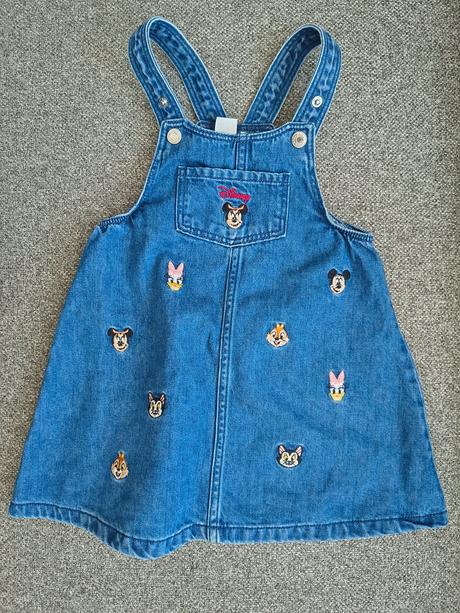 Riflové šaty, h&m,92 / 98