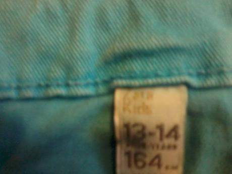 Dievčenské rifle zara kids 13 / 14 rokov., zara,164