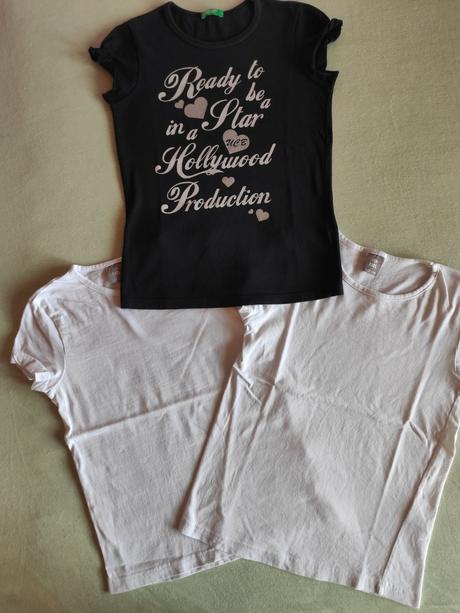 Tričká s krátkym rukávom č. 122/128, 122