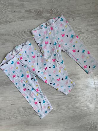 3/4 leginy motylikove 2ks zn. h&m, h&m,104