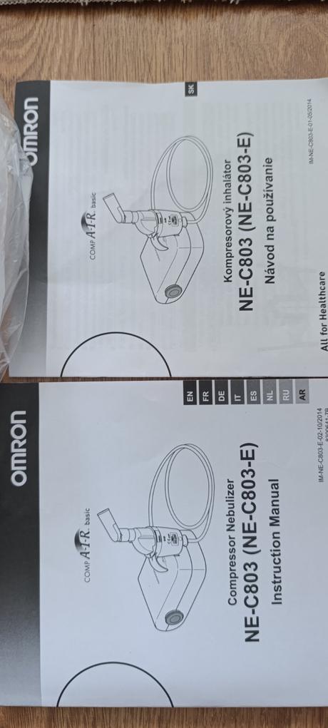 Inhalátor zn. omron, 