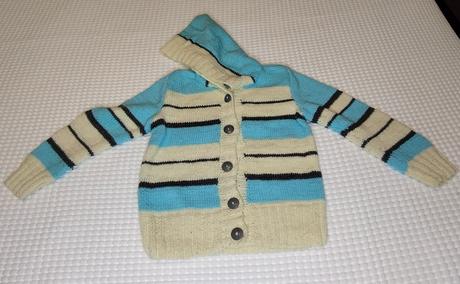 Pletený svetrík 2-3 roky - mäkulinká bavlnka, 74