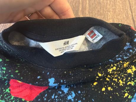 Mikina ninja, h&m,110