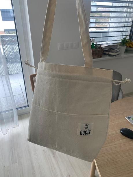 Krémová termo taška na obed, 