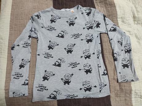 Tričko mimoni, h&m,140