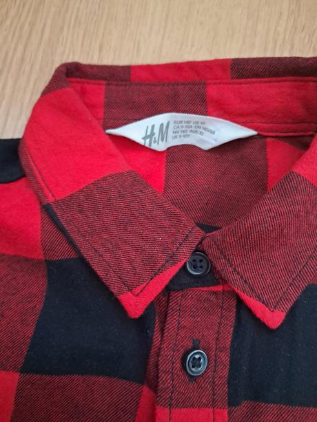 Flanelová košela, h&m,140