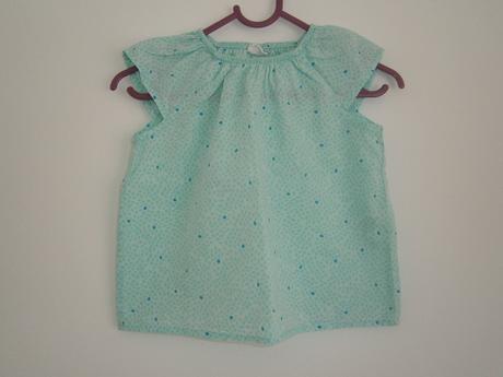 Tunika/ blúzka hm mentolovozelená, h&m,80