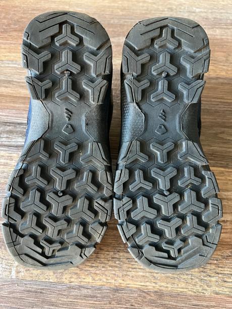 Detská turistická obuv mh100 so suchým zipsom, quechua,33