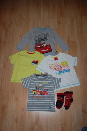 4ks tričiek s motívom cars, 86