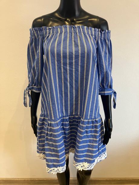 Dámske košeľové šaty pásikavé reserved (36), reserved,s