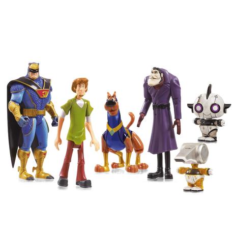 6-dielny set figúrok scooby doo,