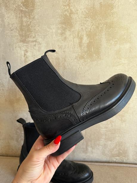 Dámské kožené chelsea boots 37, 37