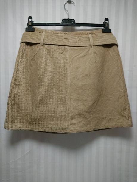 Dámska bavlnená krémová sukňa, denim, denim,m