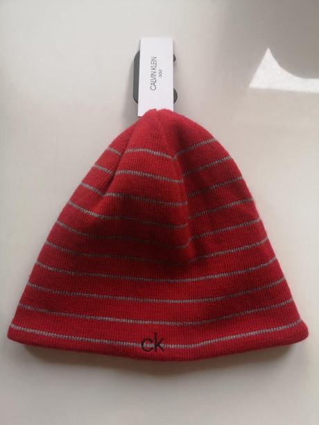 Calvin klein pánska obojstraná zimná čiapka, calvin klein