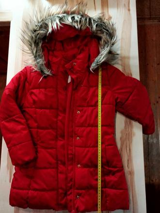 Predĺžená teplá bunda, h&m,128
