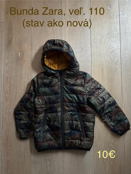 Zara bunda veľ.110 - army štýl, zara,110