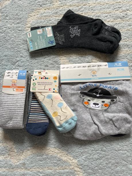 Pancuchy, ponožky nove 74-80, kuniboo,74