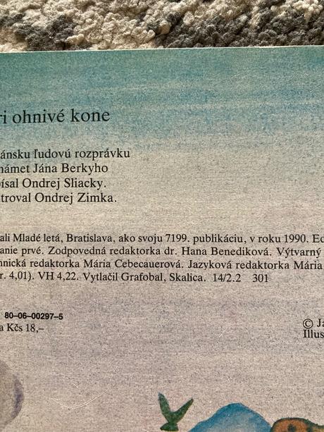 Tri ohnivé kone - ján berky (1990), 