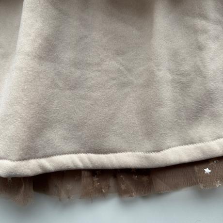 Dievčenské hrubo zateplené šaty, 104 / 110