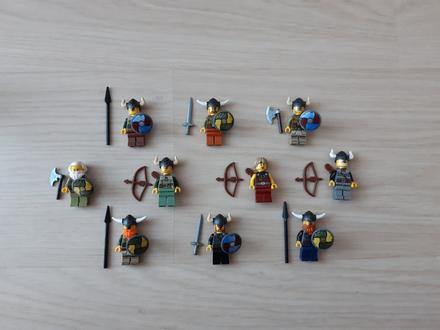 Predám lego mix nových figúrok vikingov, 