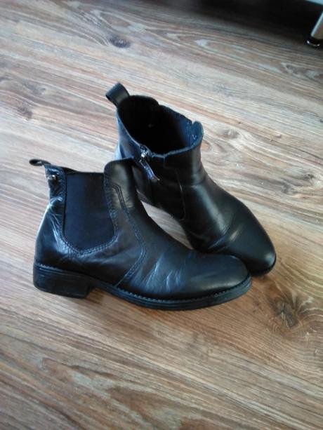 Kožené kotníkové topánky lasocki, lasocki,37
