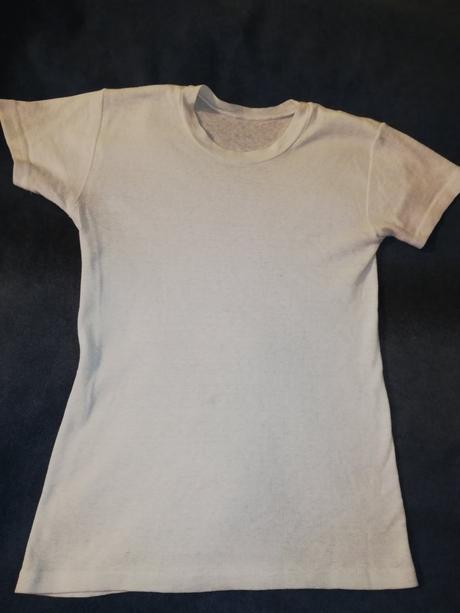 Biele tričko bavlna 134, 134