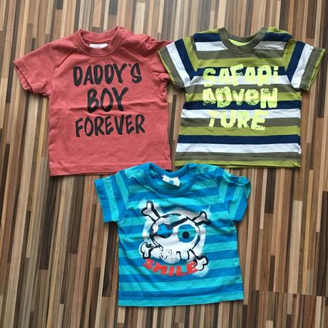 Tričko 3 ks, topomini,74