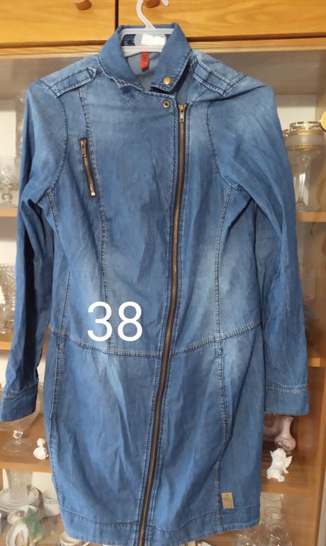 Košeľové šaty rifľové 38, 38