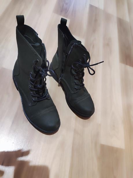 Kotníkové zelené topánky, 37