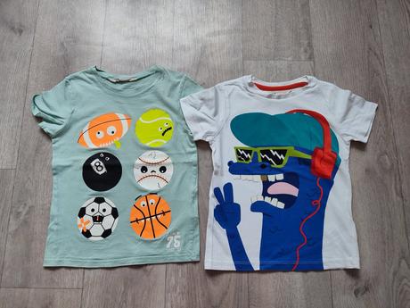 Tričká 2ks, h&m,98