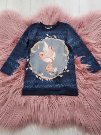 Dlhšia handmade mikinka, 98