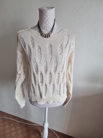 Krémový svetrík m, f&f,m