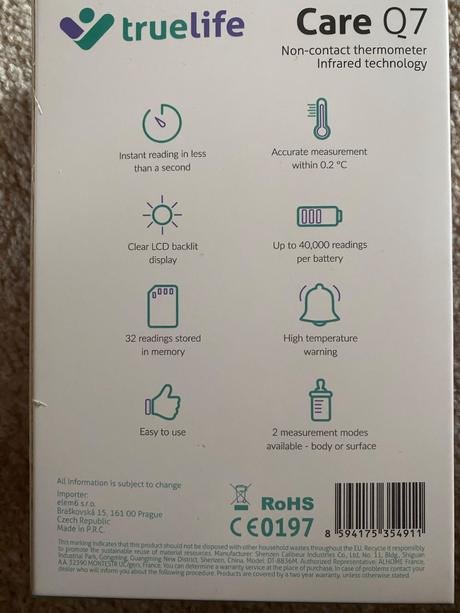 Bezkontaktný teplomer, 