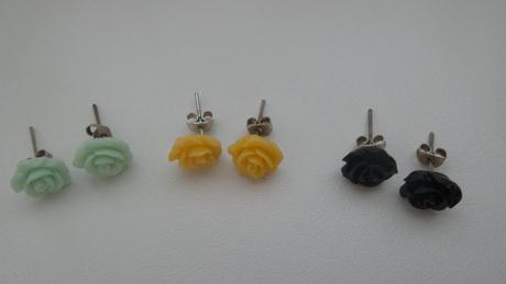 Náušnice "ružičky", 