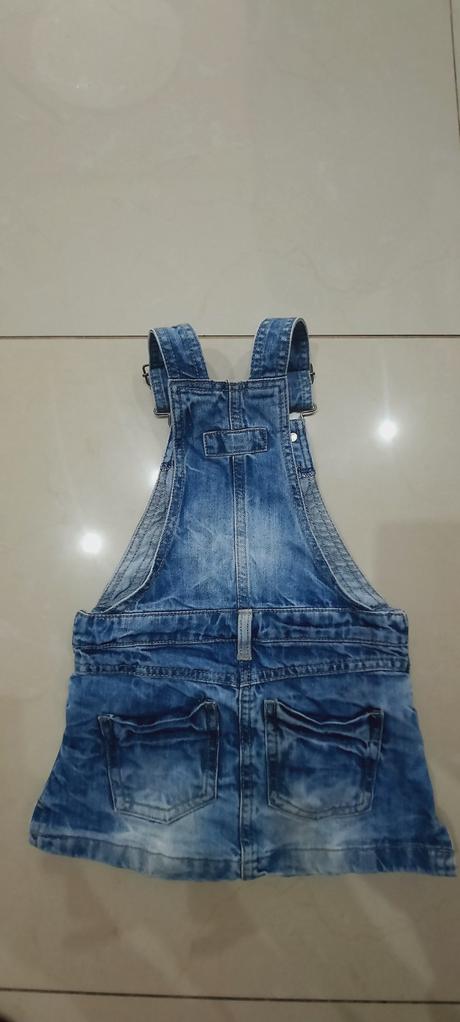 Riflove šaty, h&m,104