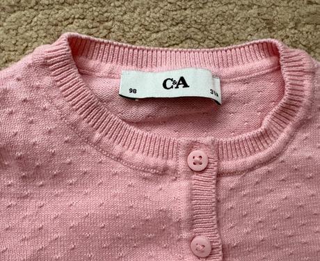 Krasne bolerko na satocky, tricko top stav, c&a,98