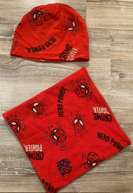 Prechodná súprava marvel,čiapka+nákrčnik, 116