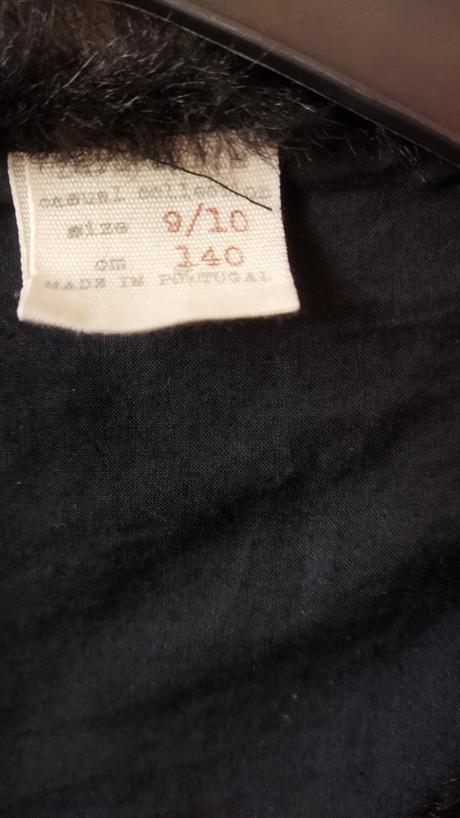 Kozusinovy kabatik, zara,140