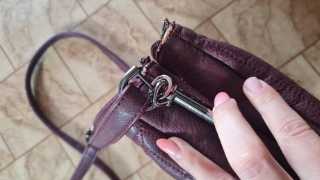 Bordová kabelka, jenny fairy