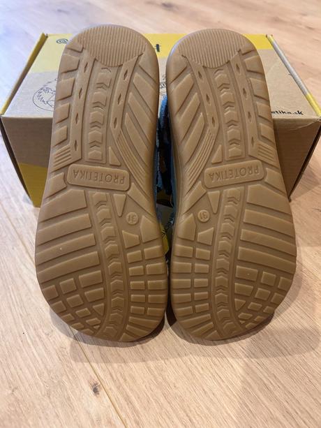 Protetika barefoot textilné sandále tafi - blue, protetika,31