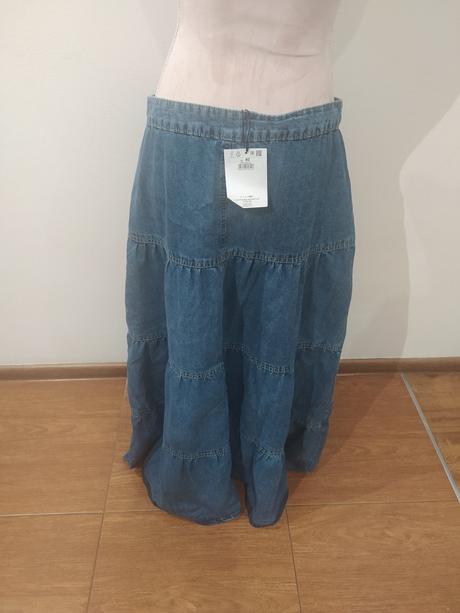 Dlhá riflová sukňa, mohito,l