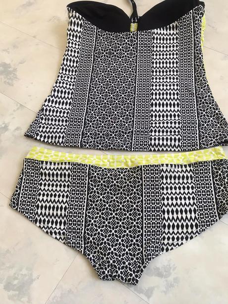 Luxusné tankini s kosticami na boku, marks & spencer,l