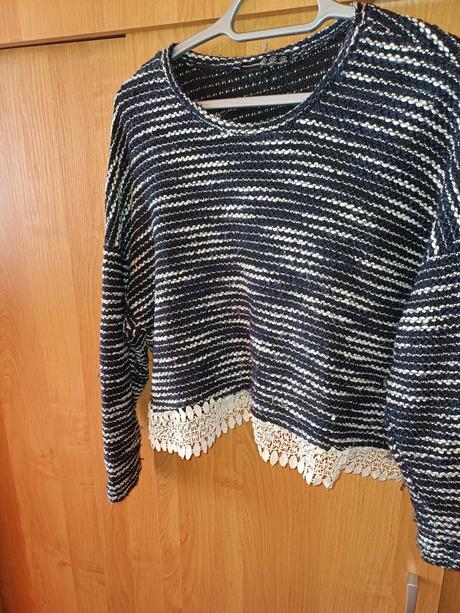 Dámsky pulover s cipkou xxxl, atmosphere,xxxl