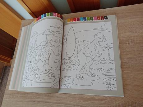 Maľovanie podľa čísel -dinosaury, 