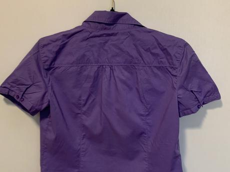 Esprit fialová košeľa s krátkym rukávom, esprit,38