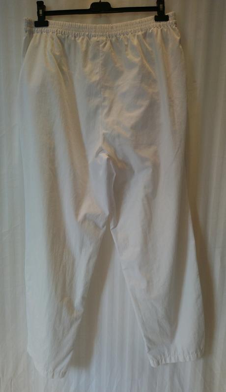 Dámske tenké biele nohavice, poppy, xl