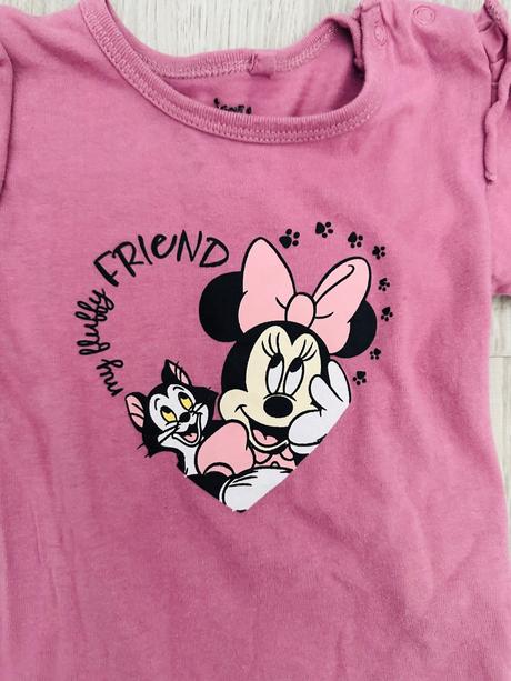 Body minnie s krátkym rukávom, disney,80