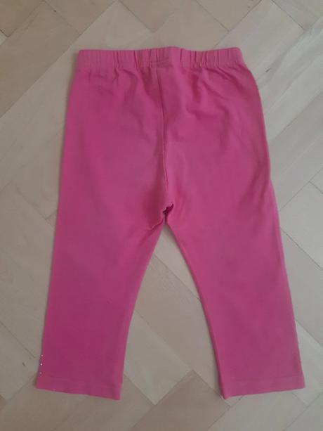 Detské dievčenské legíny ružové, kiki&koko,110